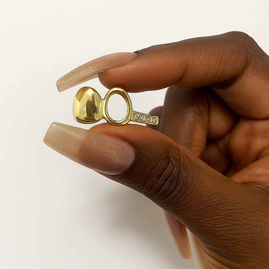 1 Semi w/ Stones, 1 Open, 1 Solid with Protective Layer Added