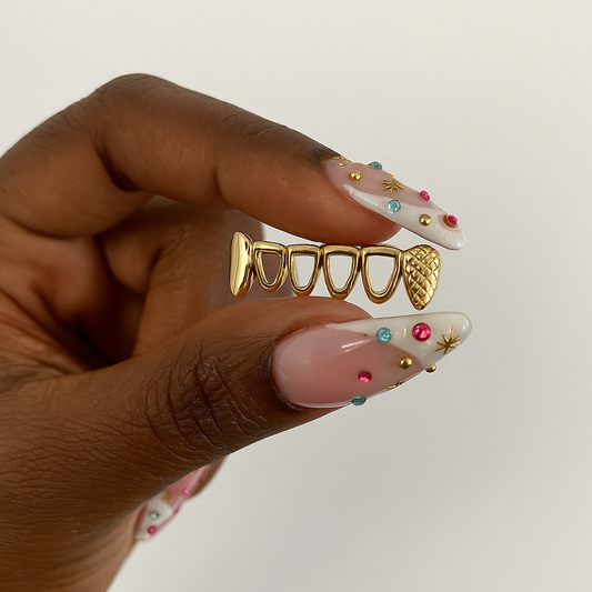 Bottom Diamond Cut K9 / 4 Open Faces with Protective Layer Added