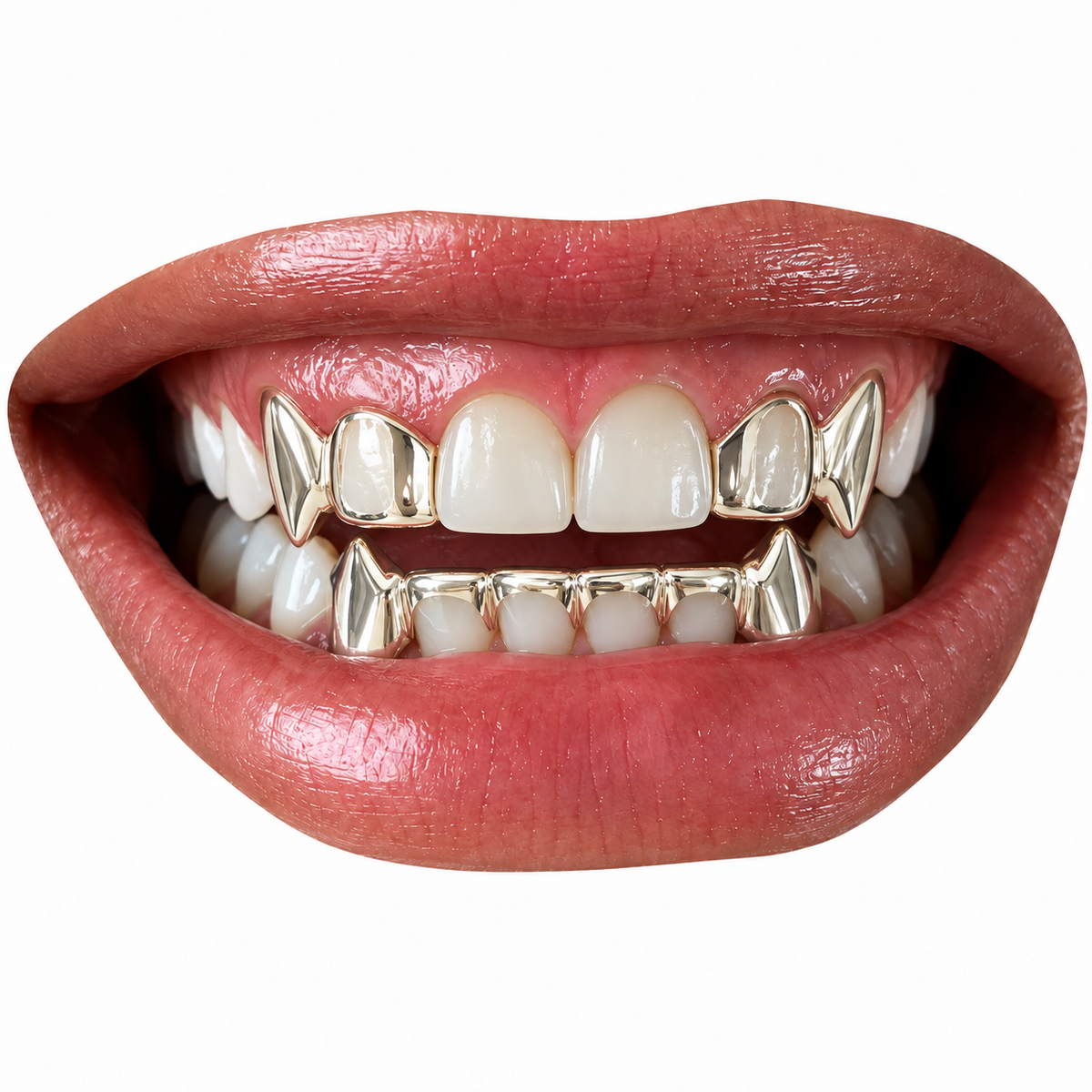 2 Double Caps w/ Extended Fangz & Visible Bar with Extended Fangz (w/ Protective Layer) (Top & Bottom Included)