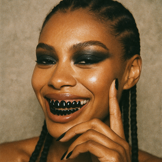 Rhodium Grillz 8 Top/ 8 Bottom with Protective Layer Added