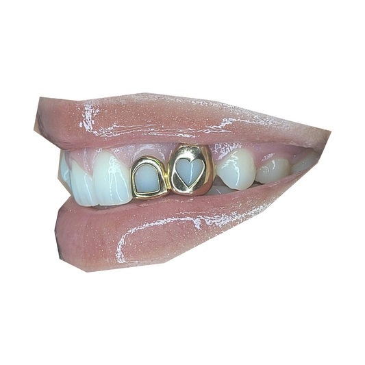 2 Tooth - 1 Heart/1 Solid or Open with Protective Layer Added