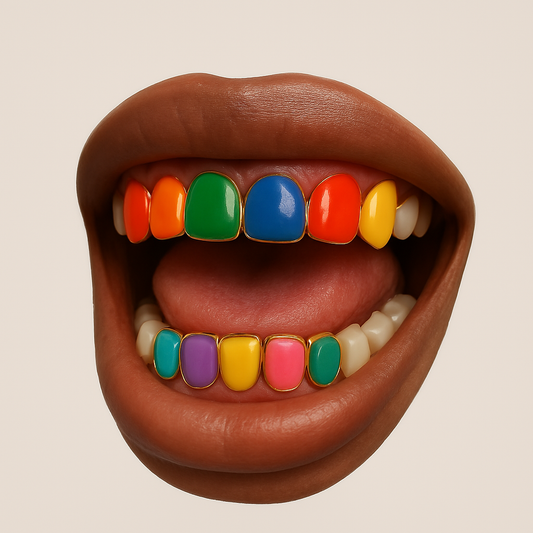 Enamel Grillz with Protective Layer Added