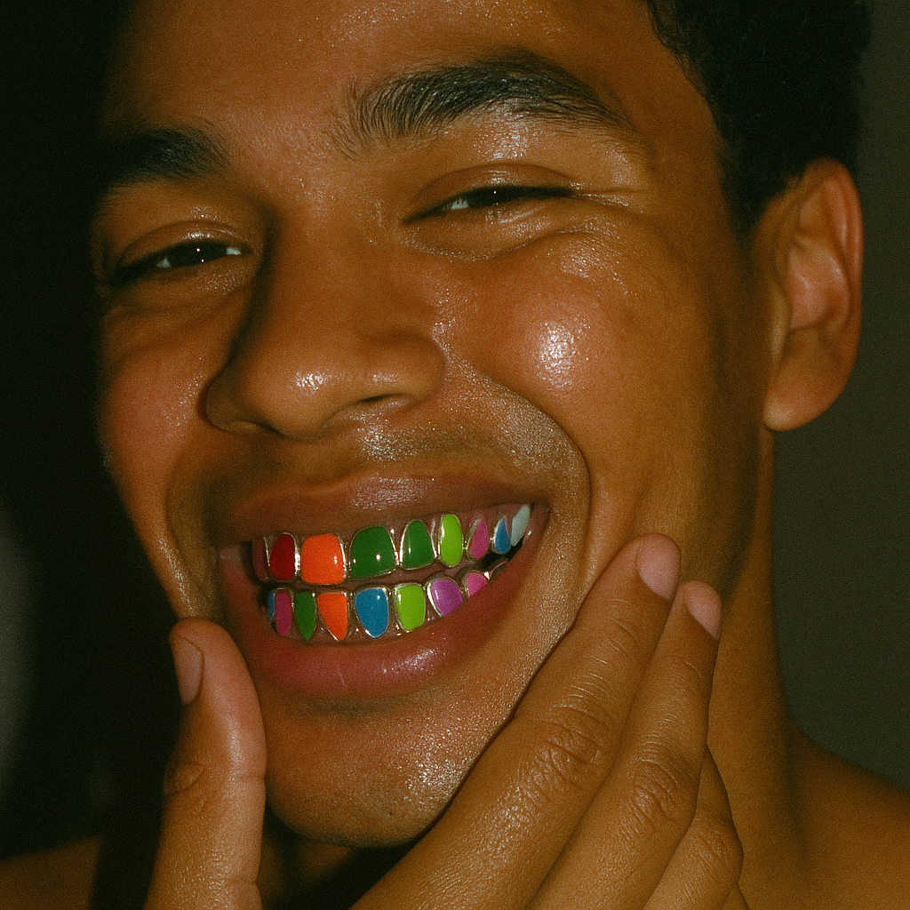 Enamel Grillz with Protective Layer Added