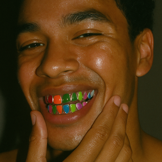 Enamel Grillz with Protective Layer Added